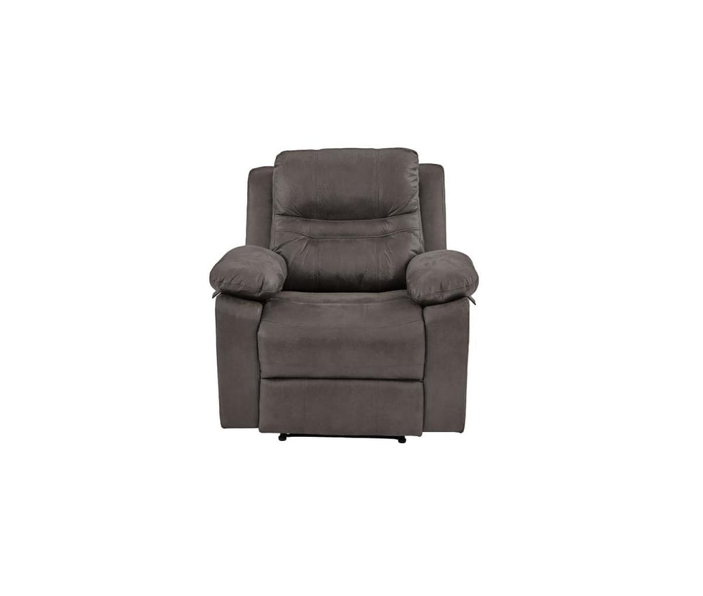 Slate Blue Breathable Leatherette Recliner Chair S4687