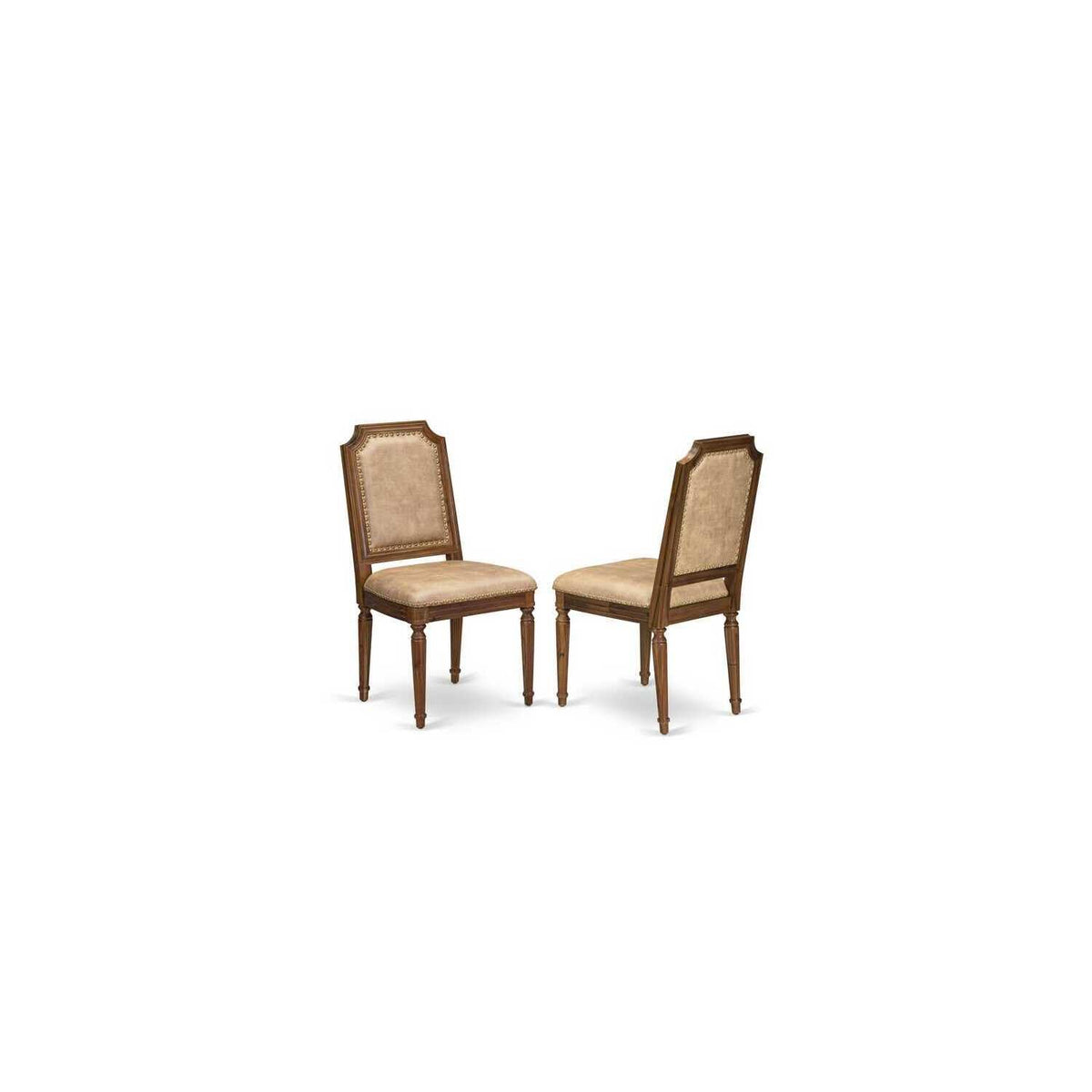 9 Piece Kitchen Table Set with 8 Dark Grey PU Leather Chairs I954
