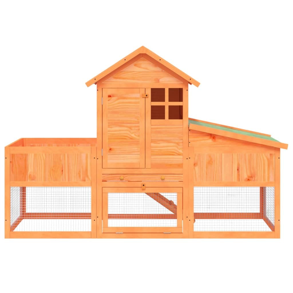 2-Tier Wooden Rabbit Hutch O33990