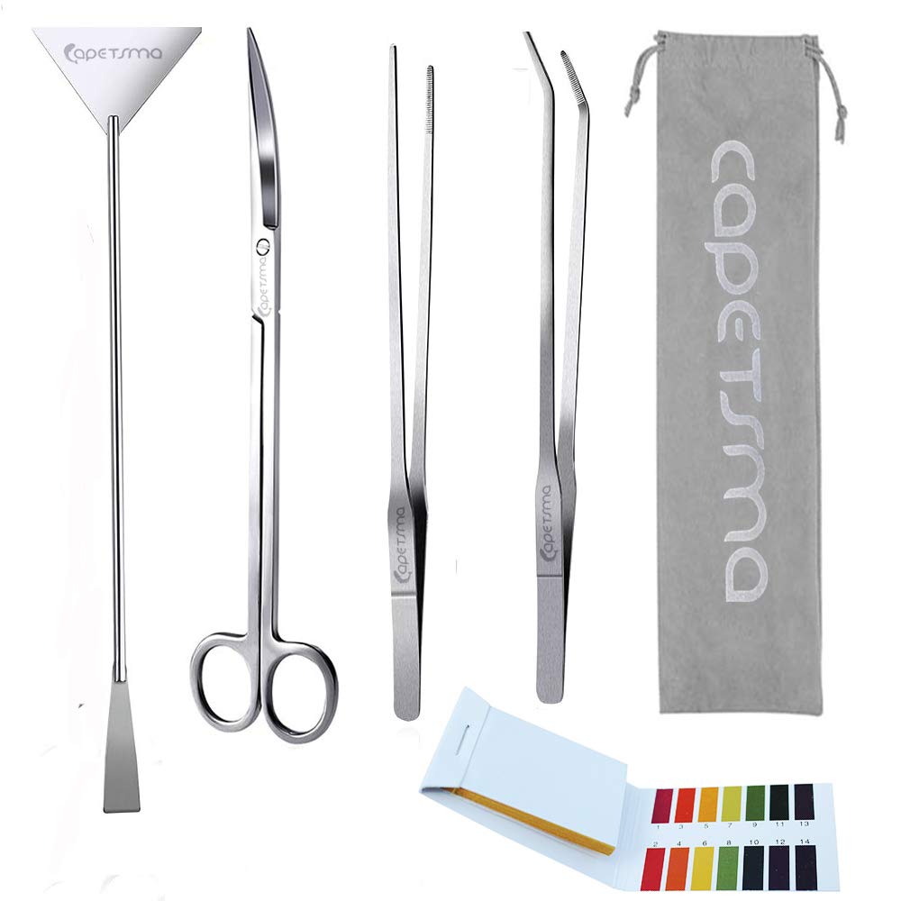 Long Stainless Steel Aquarium Plant Tools Set J810