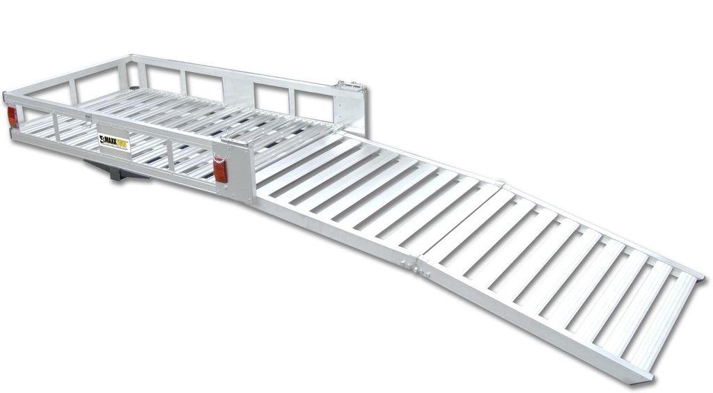 Aluminum Hitch Mount Wheelchair Carrier with Folding Ramp C699723