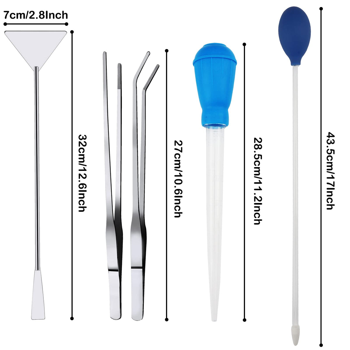 8 in 1 Stainless Steel Aquarium Cleaning Tools L728379