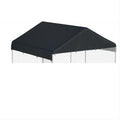Black 10' x 10' Outdoor Dog Kennel Cover D168