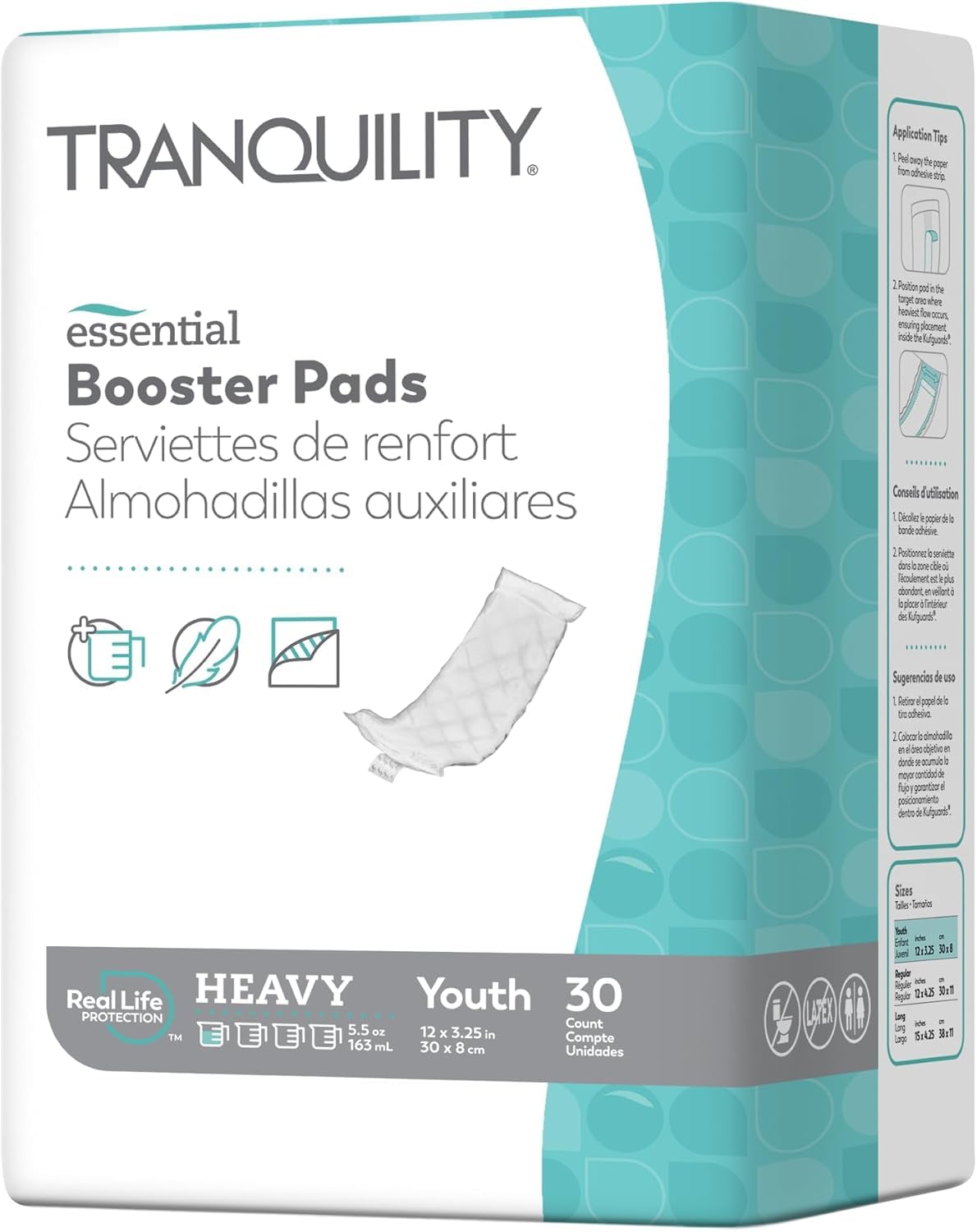 Youth Heavy 30 Ct Booster Pads E170919