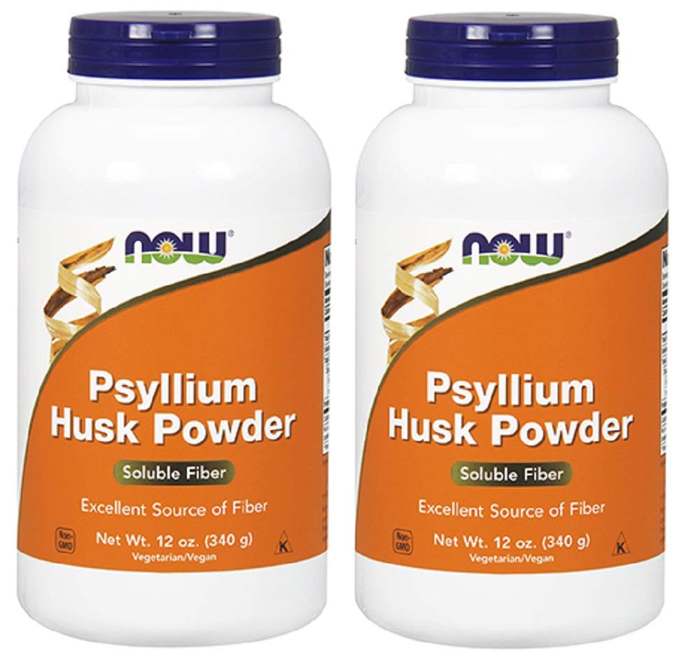 Psyllium Husk Powder 12 Ounce Pack of 2 Y676