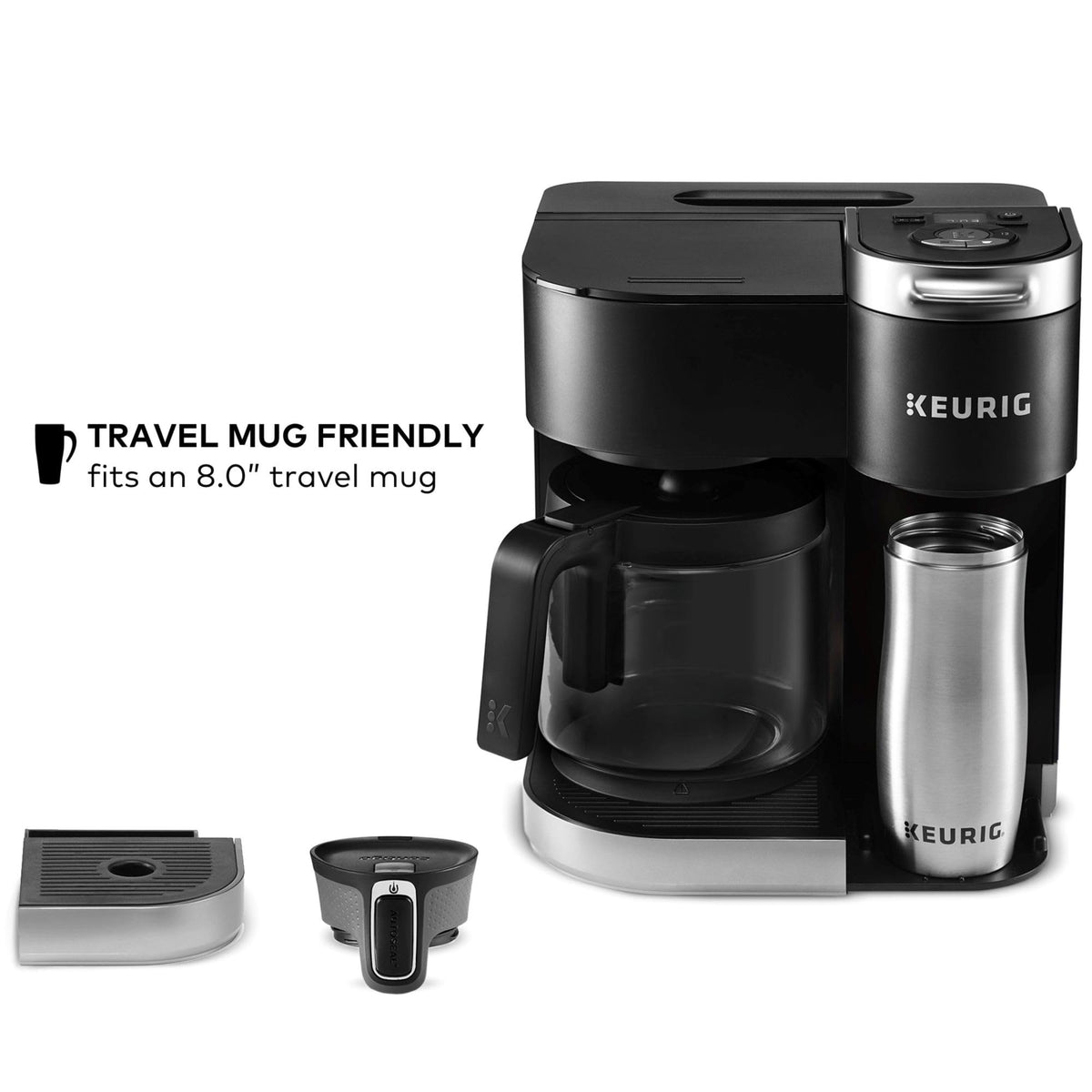 Single Serve K-Cup Pod & Carafe Coffee Maker, Black R917