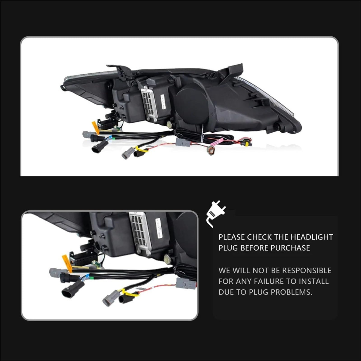 LED Head Lamp for Toyota Camry 2007-2011 O8868