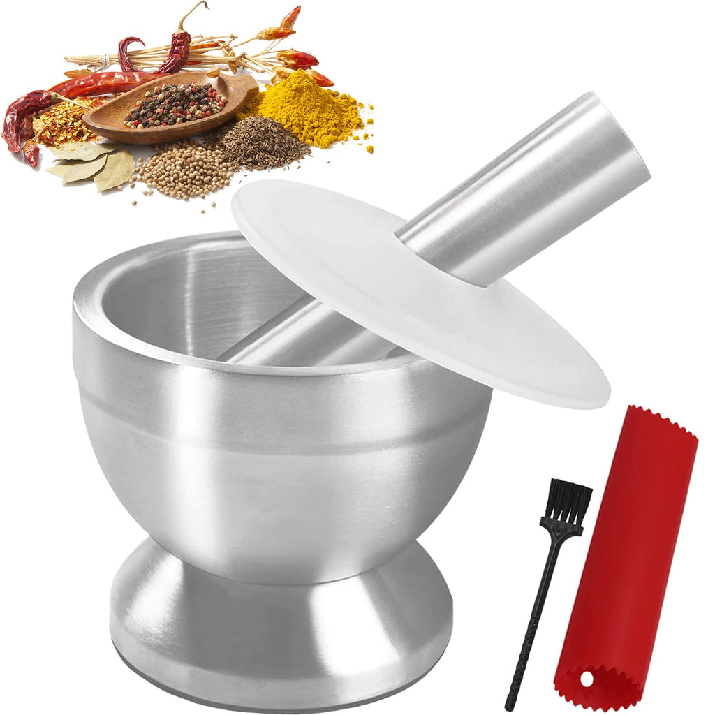 Stainless Steel Mortar and Pestle Set A4073