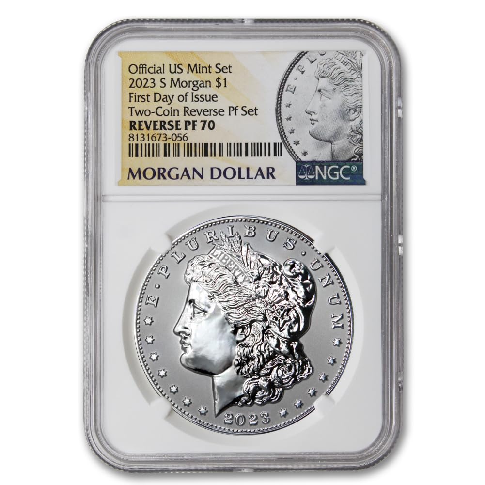 American Proof Silver Morgan and Peace $1 I269
