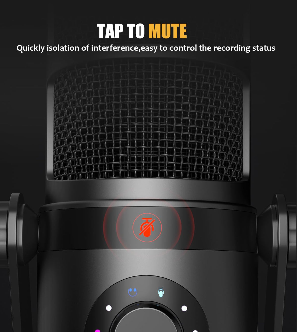 Dynamic Microphone, USB/XLR Podcast PC Mic O15974