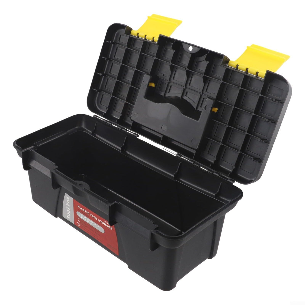 Compact Plastic Tool Box Black I8942