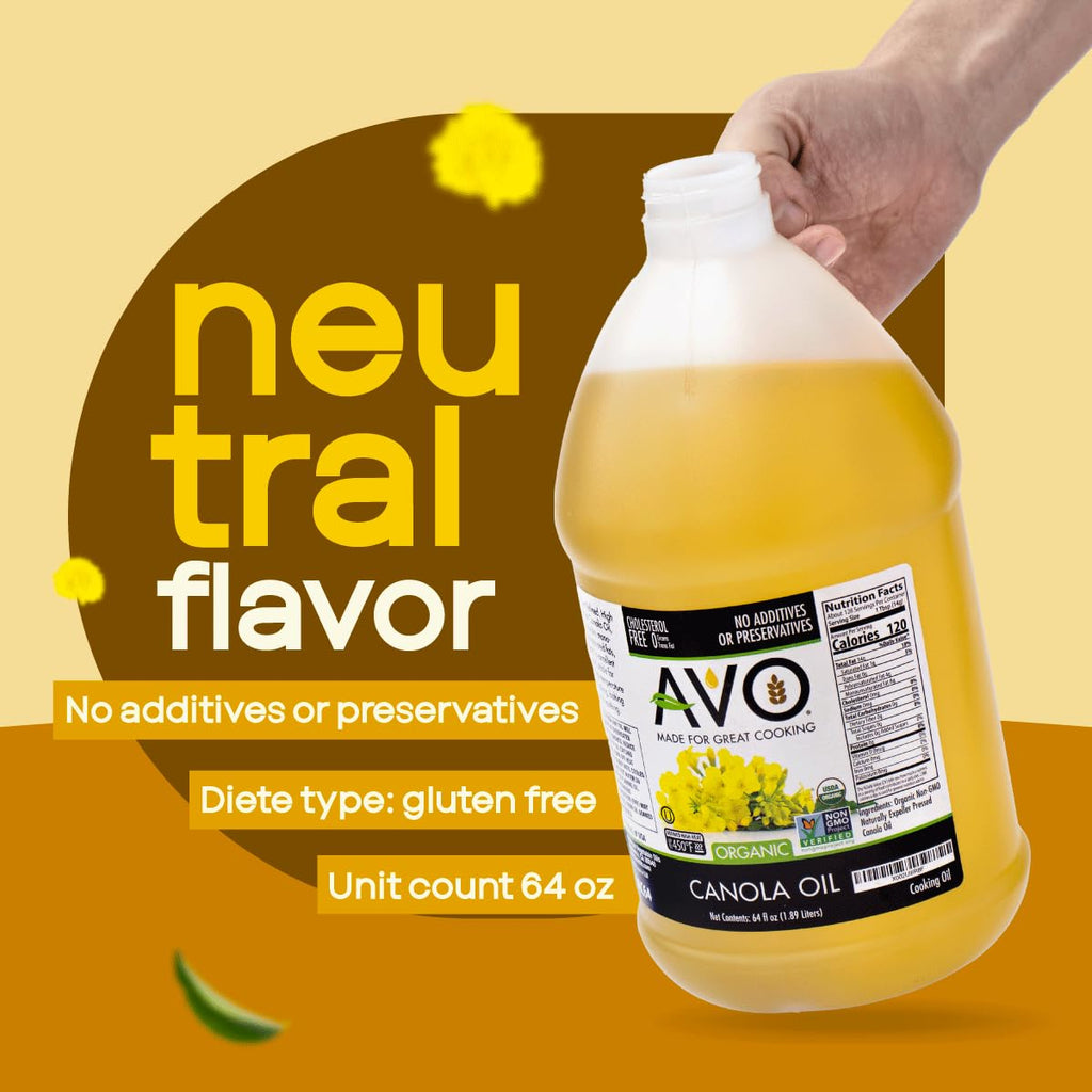 Organic Canola Oil, 64 Fl Oz J7862