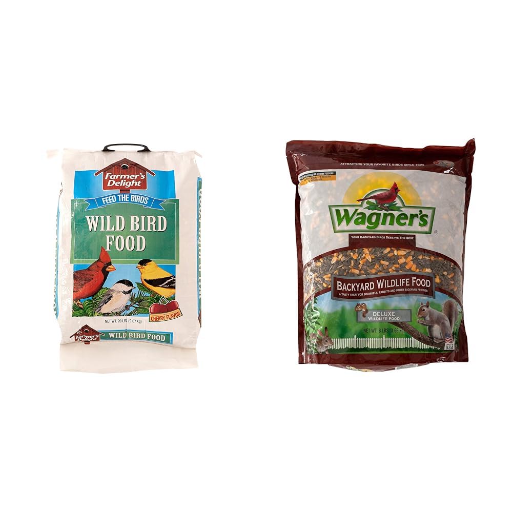 20-Pound Wild Bird Food and 8-Pound Wildlife Food L565