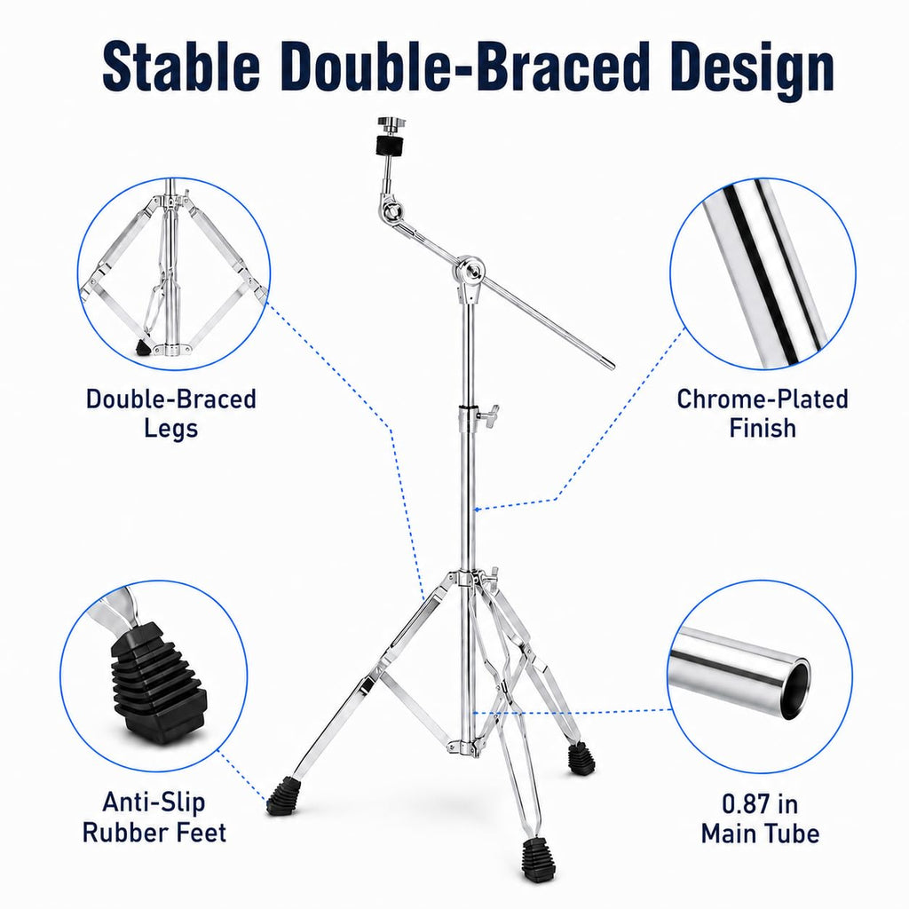 Adjustable Boom Cymbal Stand P9480