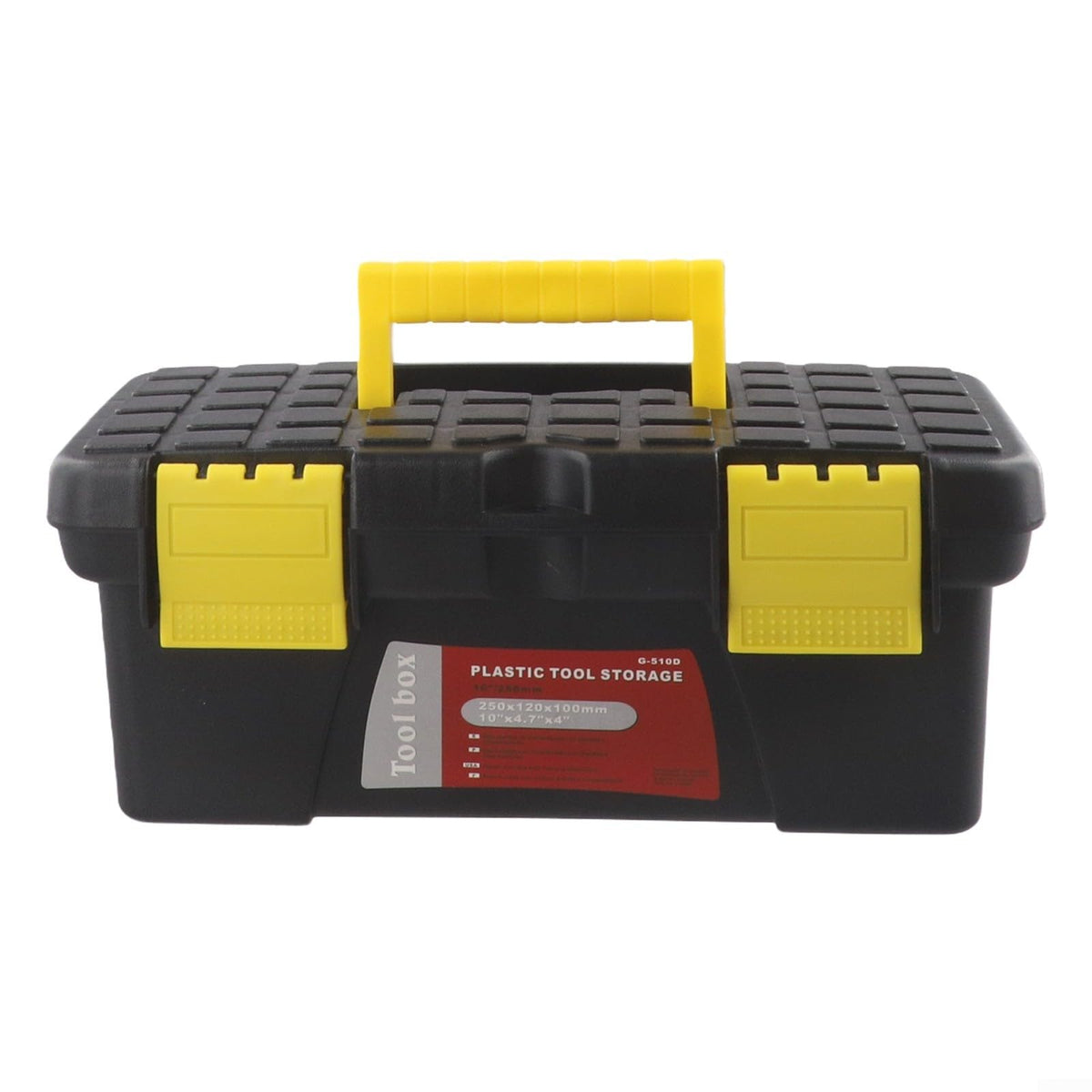 Compact Plastic Tool Box Black I8942