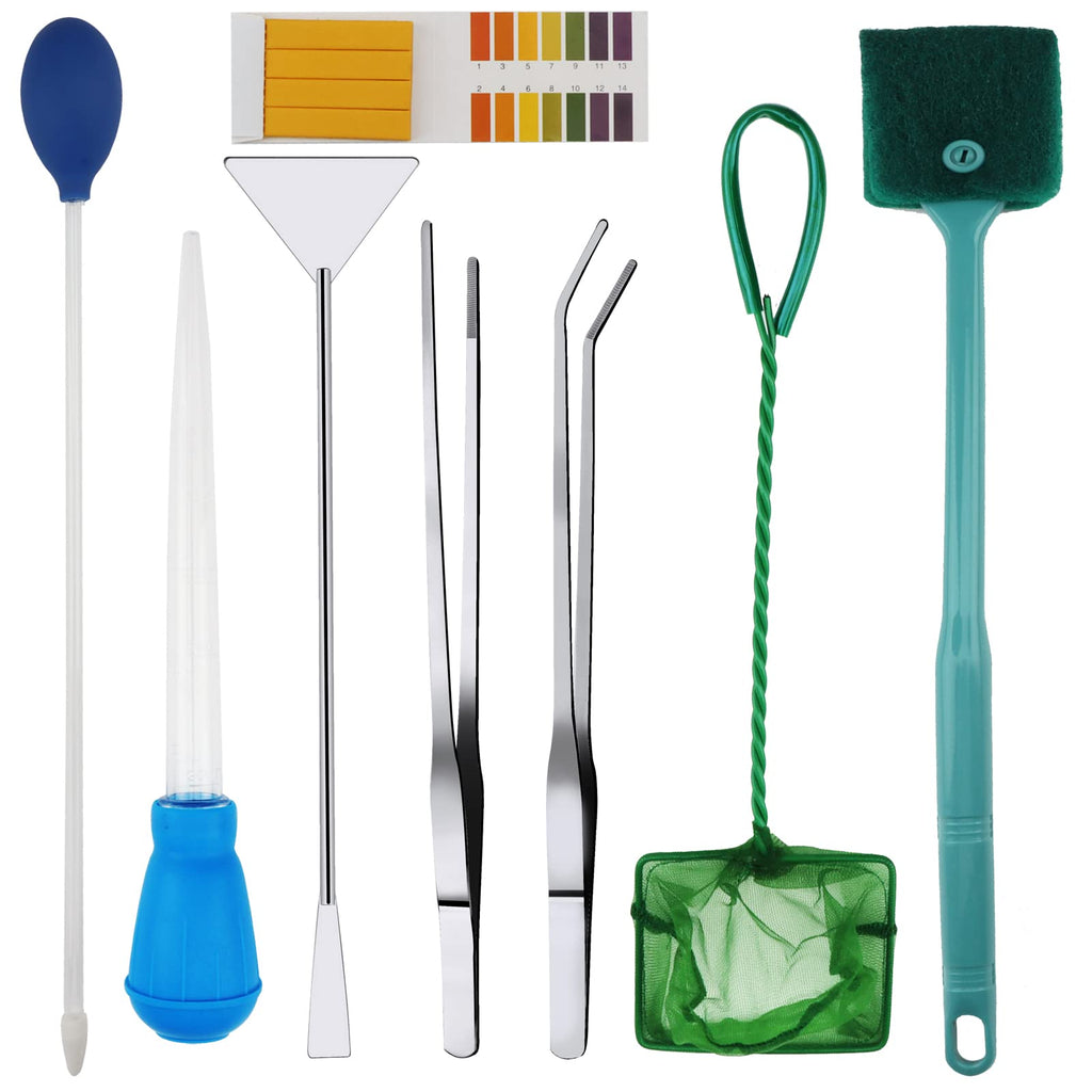 8 in 1 Stainless Steel Aquarium Cleaning Tools L728379