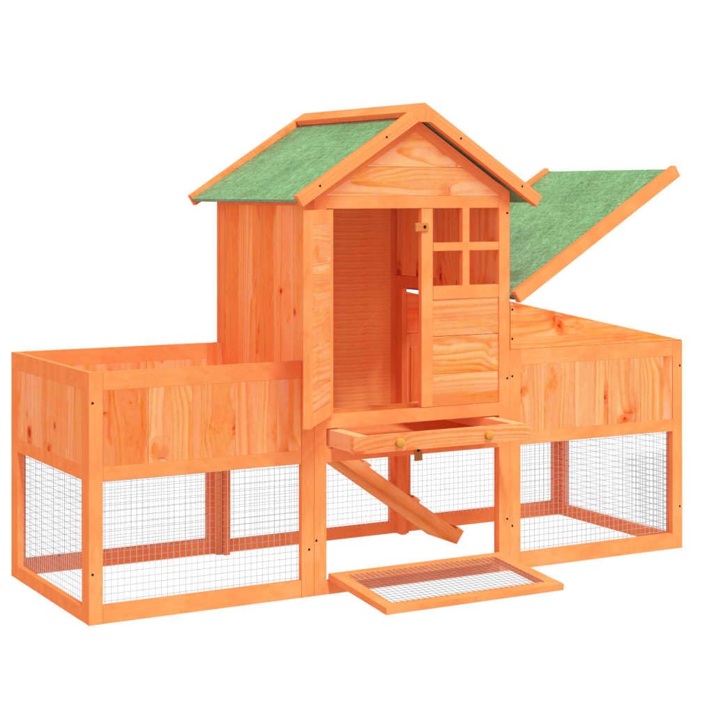 2-Tier Wooden Rabbit Hutch O33990
