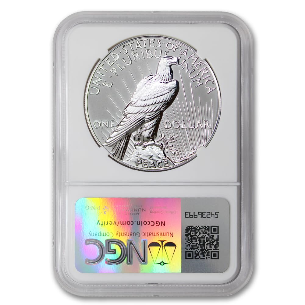 American Proof Silver Morgan and Peace $1 I269