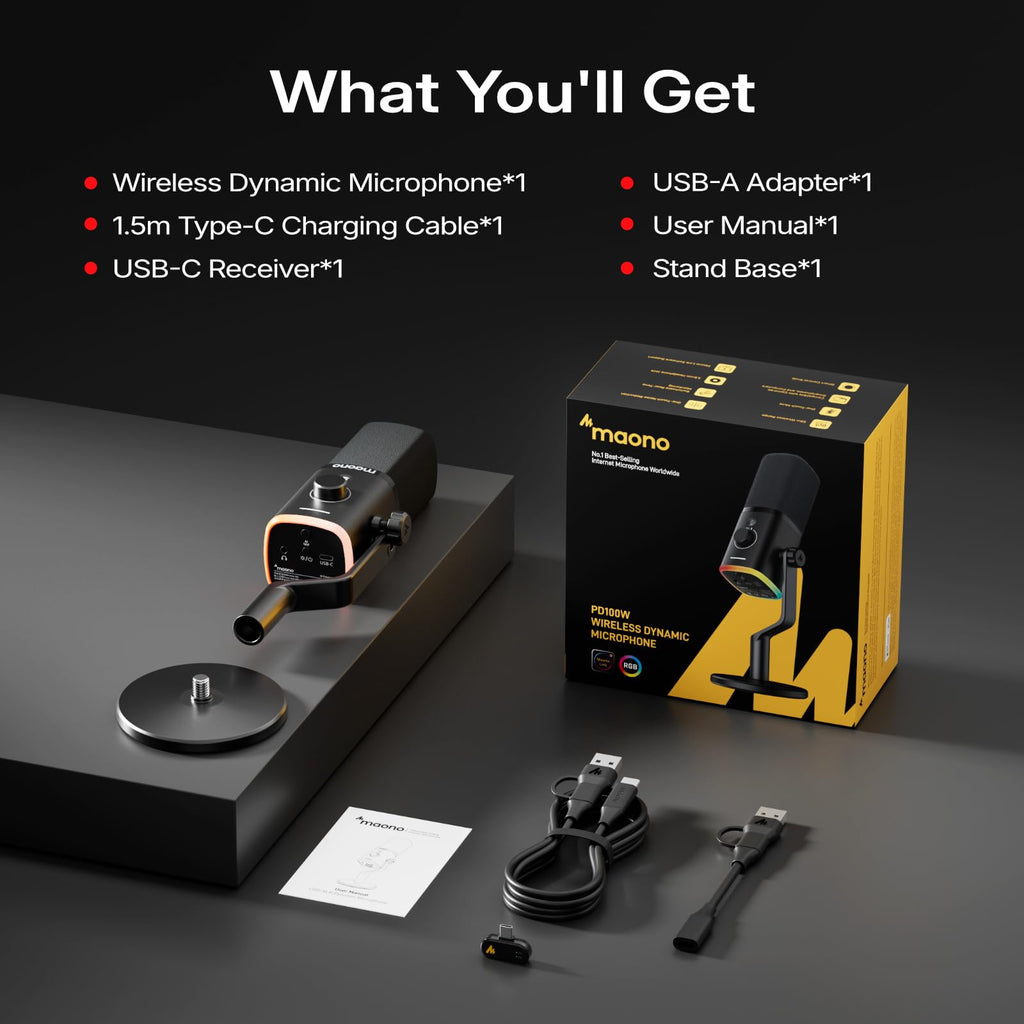 Wireless Dynamic Gaming Microphone S58851