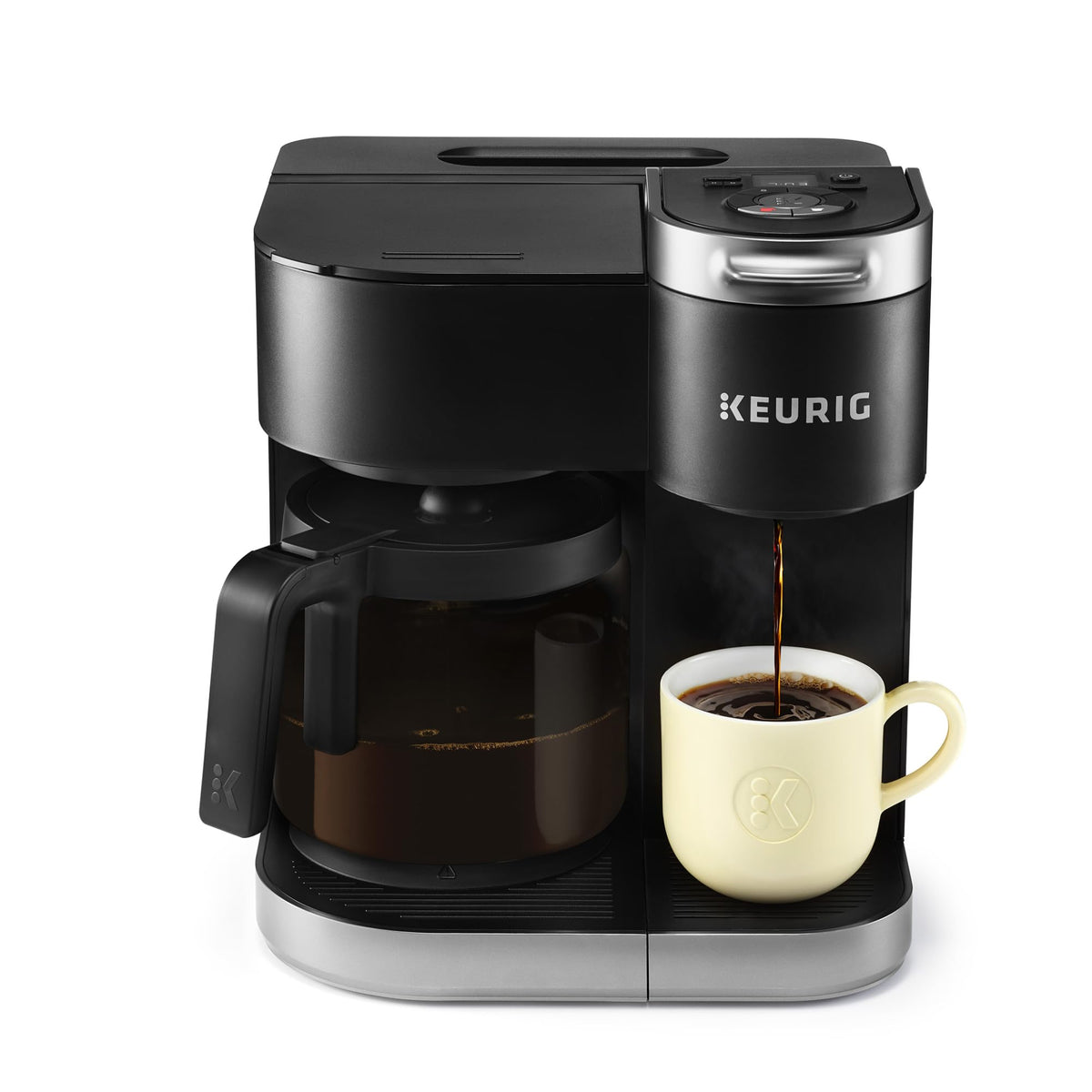 Single Serve K-Cup Pod & Carafe Coffee Maker, Black R917