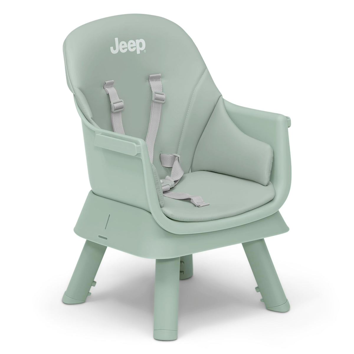 6-in-1 High Chair Converts to Stool Booster Seat Toddler Chair Activity Table and Desk and Chair Sage Green M253154