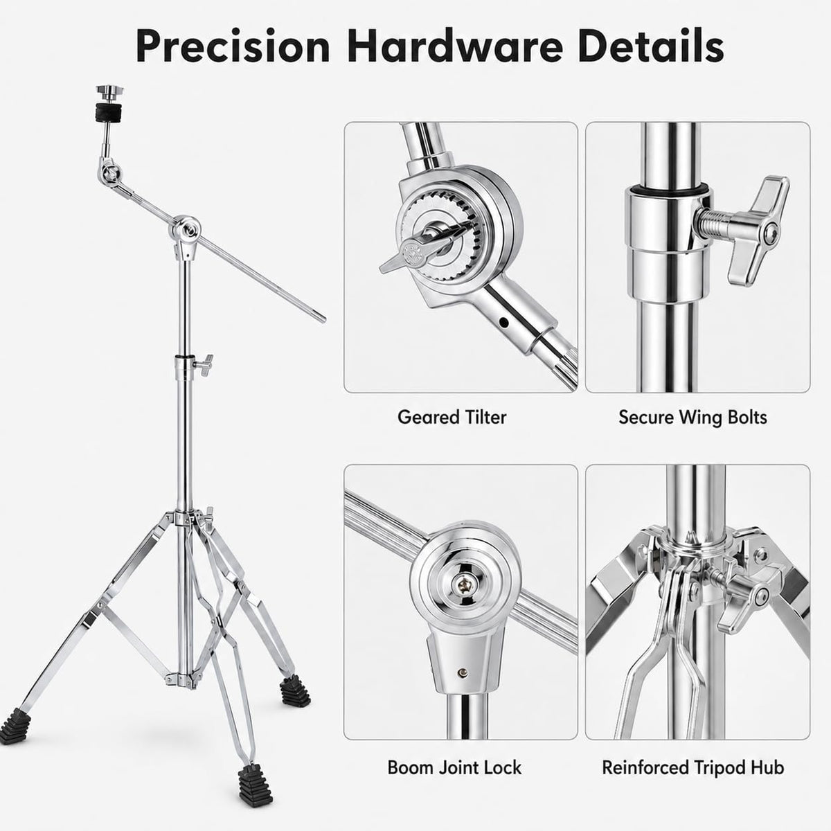 Adjustable Boom Cymbal Stand P9480