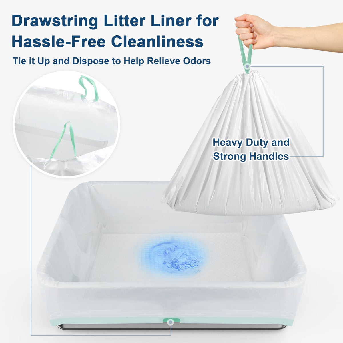 L Stainless Steel Sifting Litter Box R1817