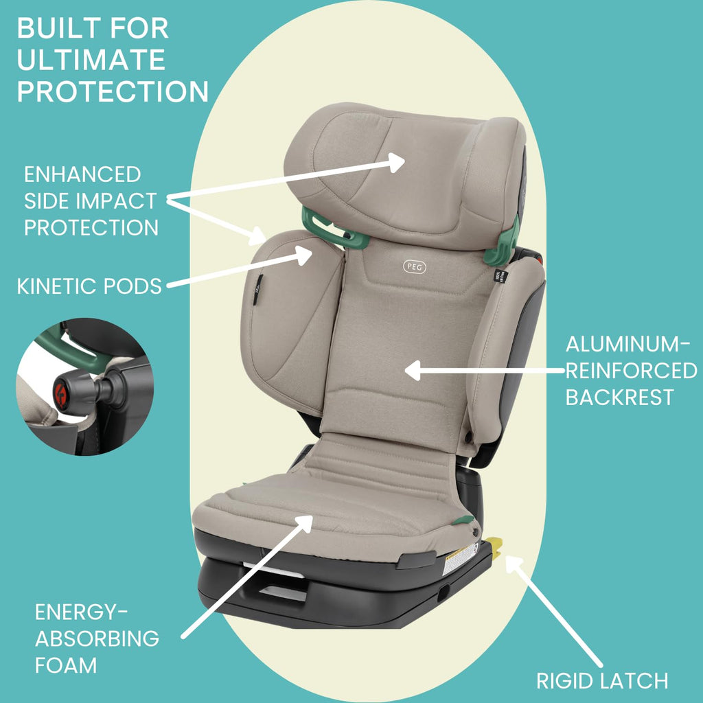 High Back Folding Booster S458