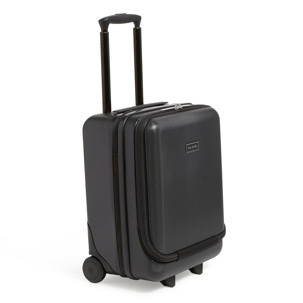 Black Hardside Underseat Rolling Suitcase Z7587