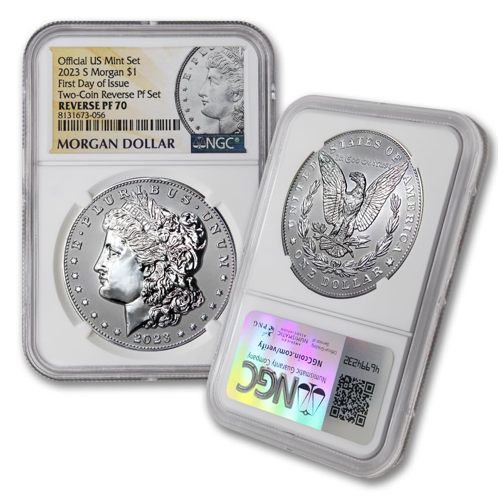 American Proof Silver Morgan and Peace $1 I269