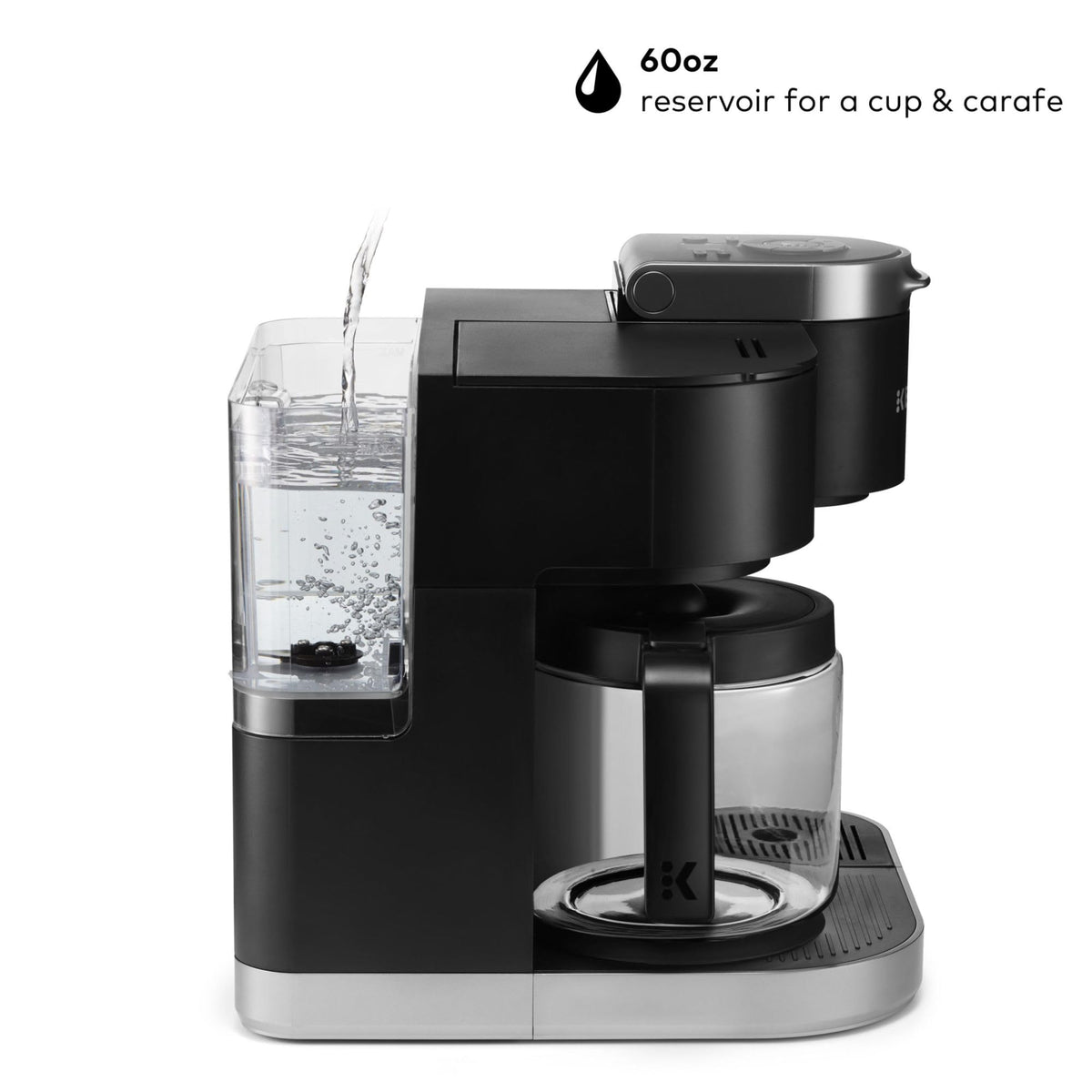 Single Serve K-Cup Pod & Carafe Coffee Maker, Black R917