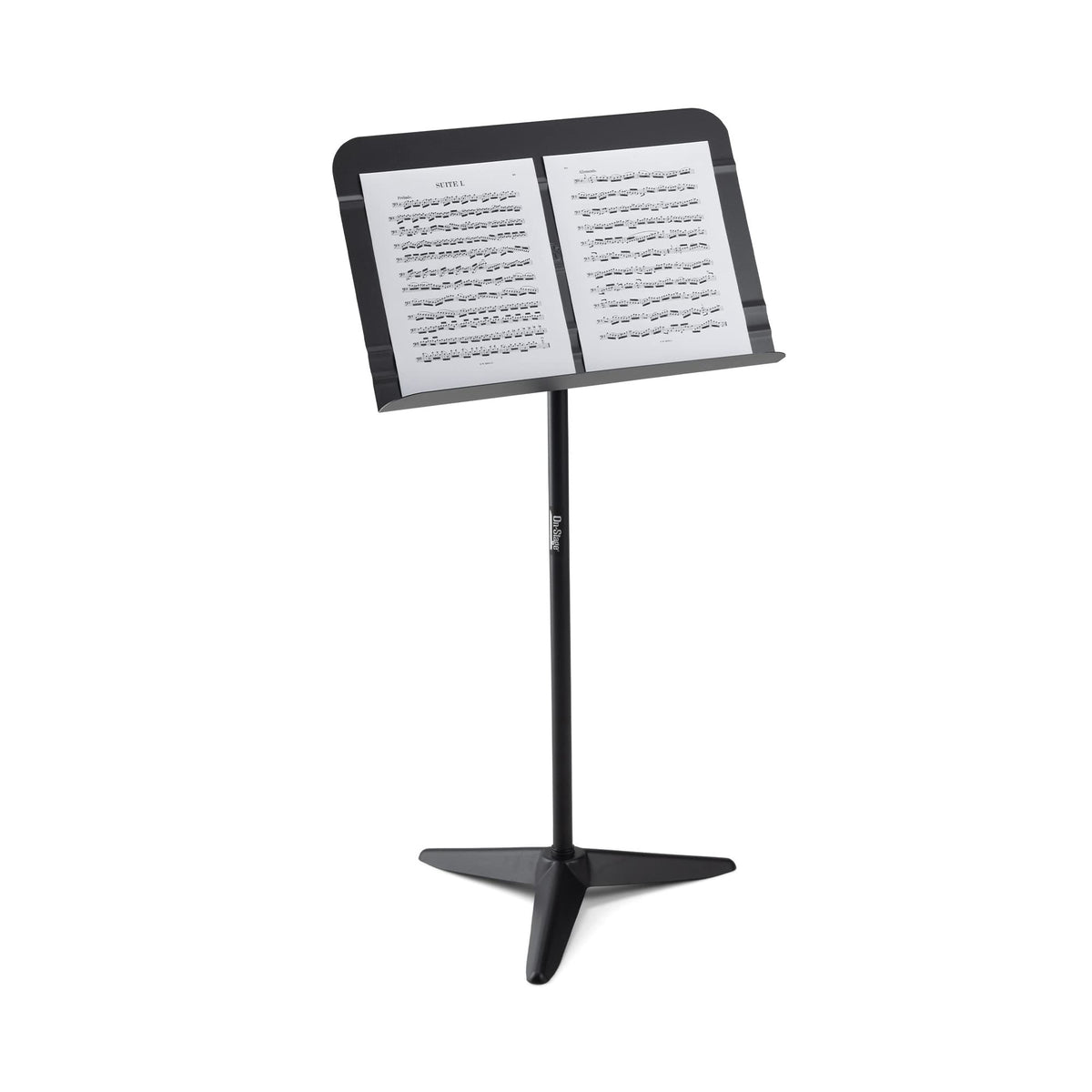 Black Steel and Aluminum Music Stand V163