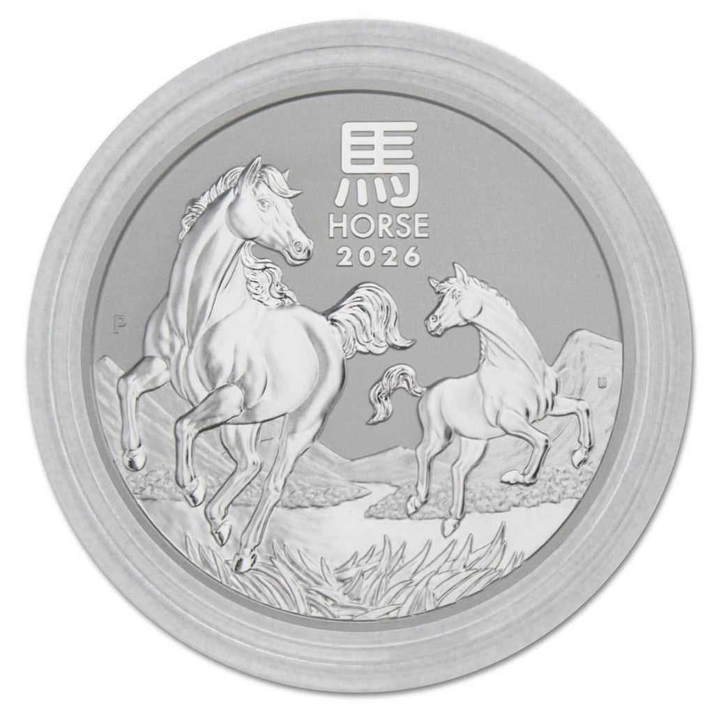1 oz Australian Silver Lunar Year of the Horse Coin Y673