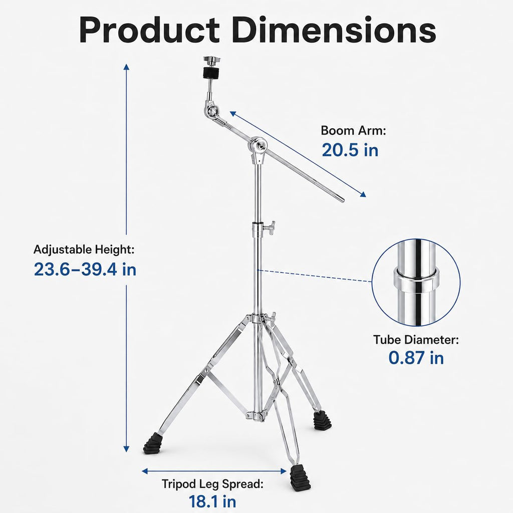 Adjustable Boom Cymbal Stand P9480