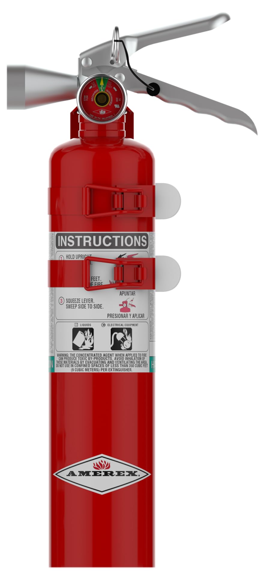 2.5 lb. Halotron I Class B C Fire Extinguisher, Pack of 2 L46582