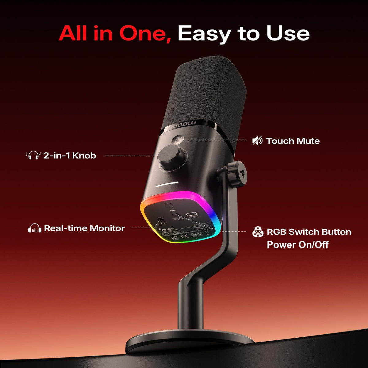 Wireless Dynamic Gaming Microphone S58851