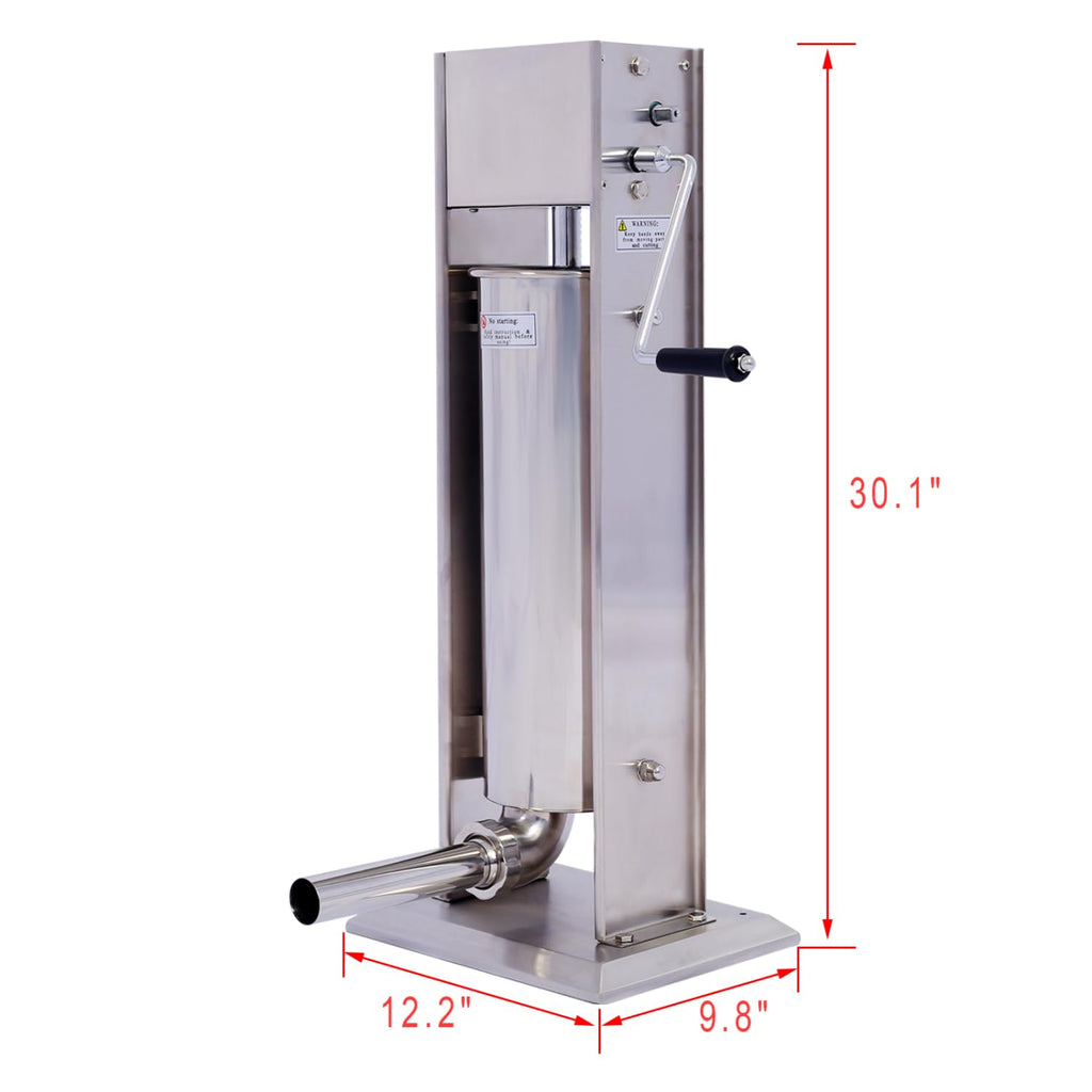 Stainless Steel Vertical Sausage Stuffer 15Lb N23857