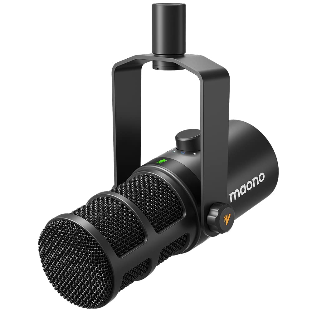 Dynamic Microphone, USB/XLR Podcast PC Mic O15974