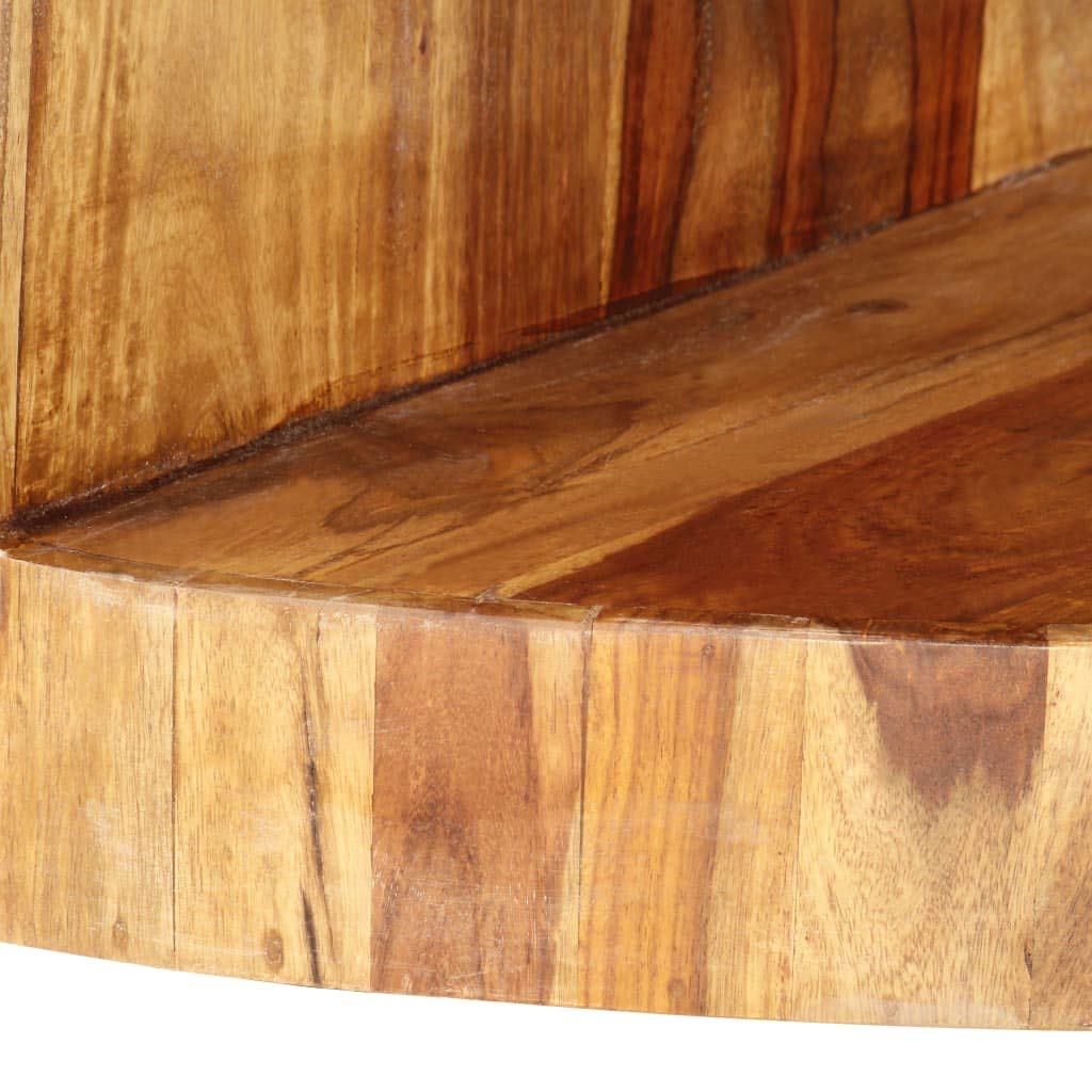 25.6"x11.8" Solid Sheesham Wood Coffee Table M779505