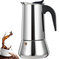 12 Cup Stainless Steel Stovetop Espresso Maker Moka Pot B2491