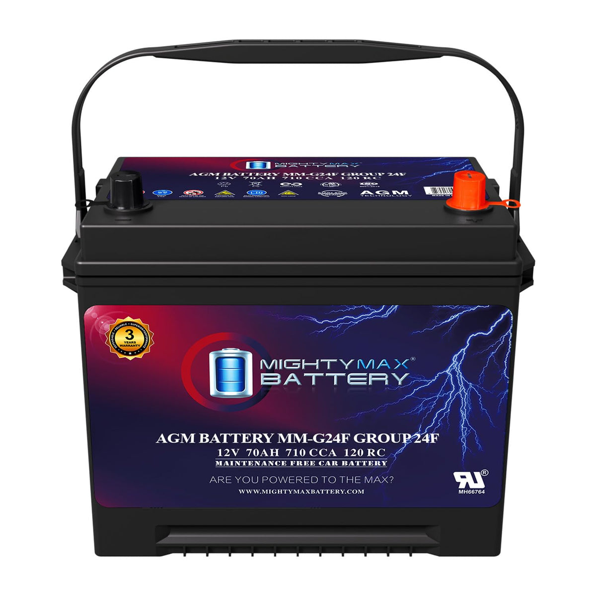 12V 70Ah AGM Replacement Battery G843974