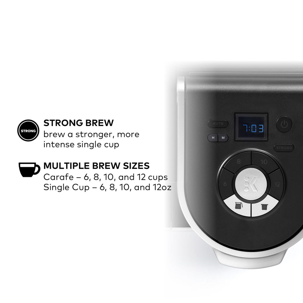 Single Serve K-Cup Pod & Carafe Coffee Maker, Black R917