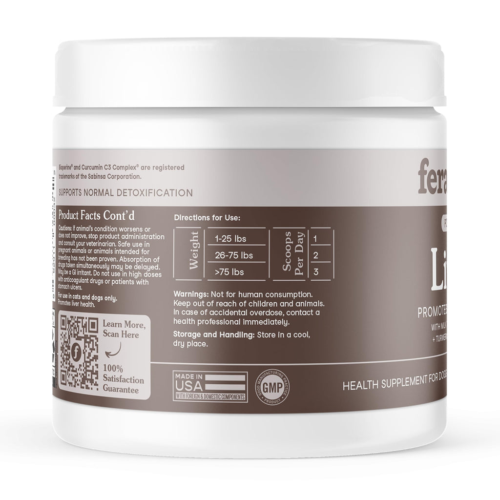Cat & Dog Liver Supplement Powder with Milk Thistle F30693