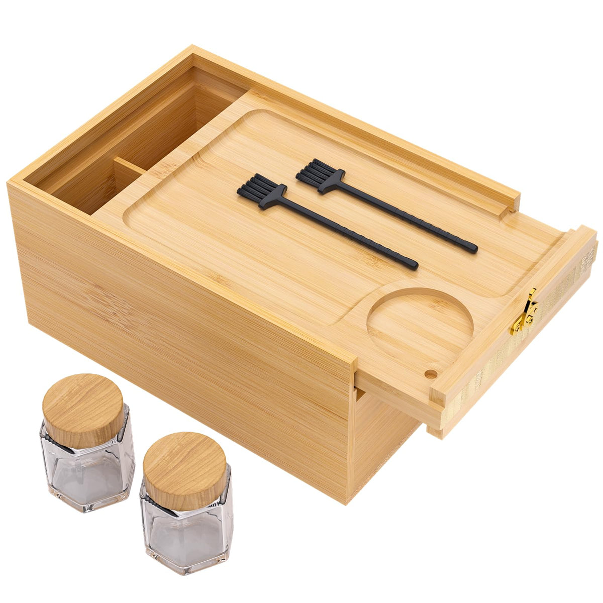 Bamboo Storage Box with Lid T858