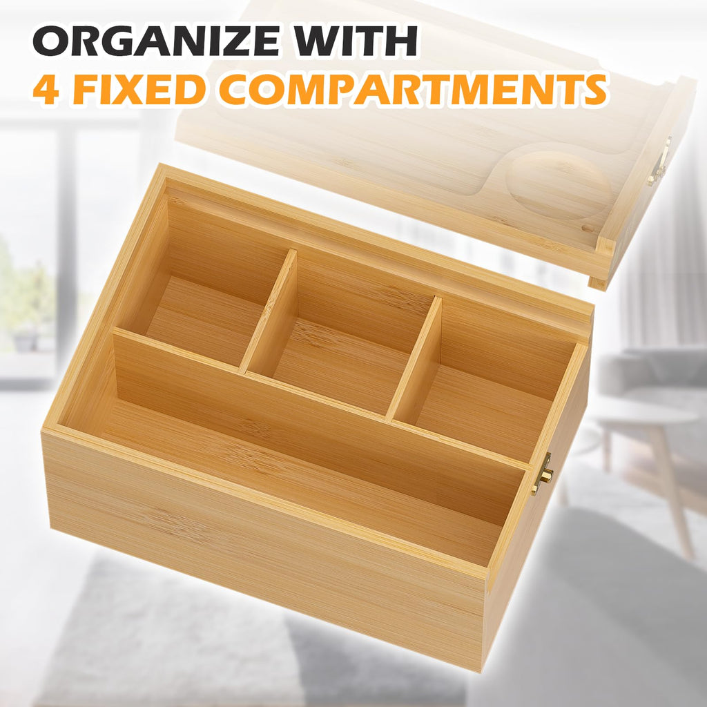 Bamboo Storage Box with Lid T858