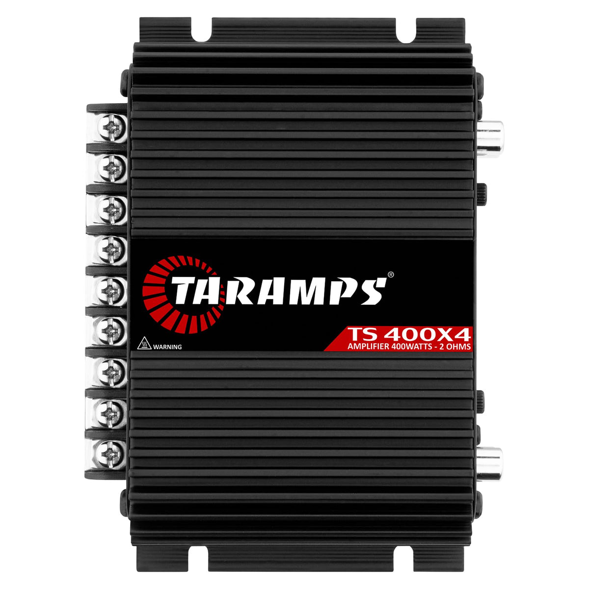 Black 2 Ohms 400W RMS 4-Channel Car Audio Amplifier Q190491