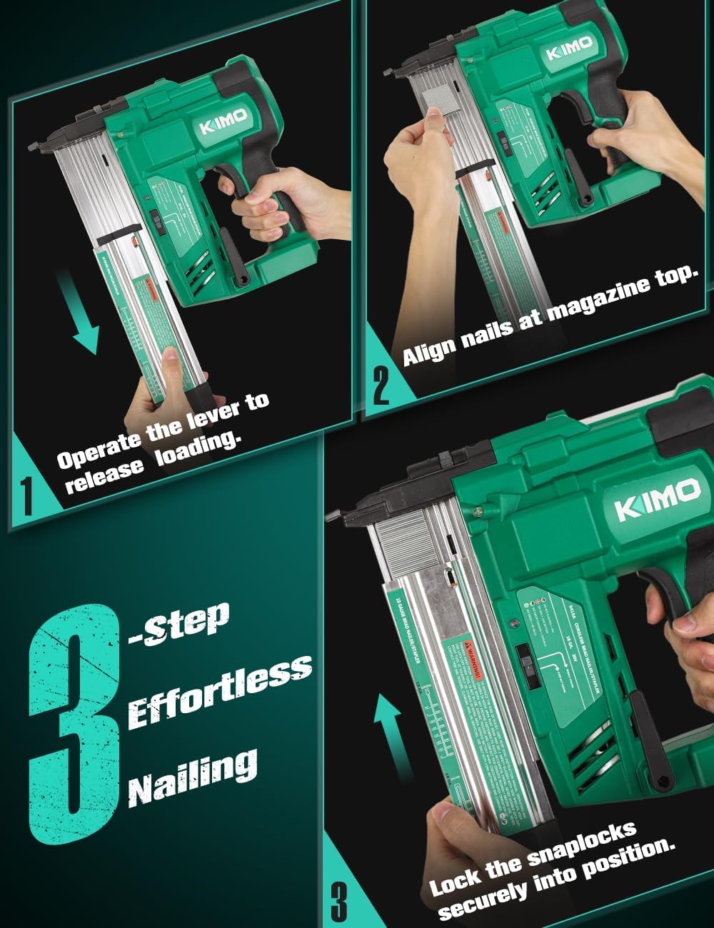2" Cordless 18 Gauge Brad Nailer and Stapler A95989