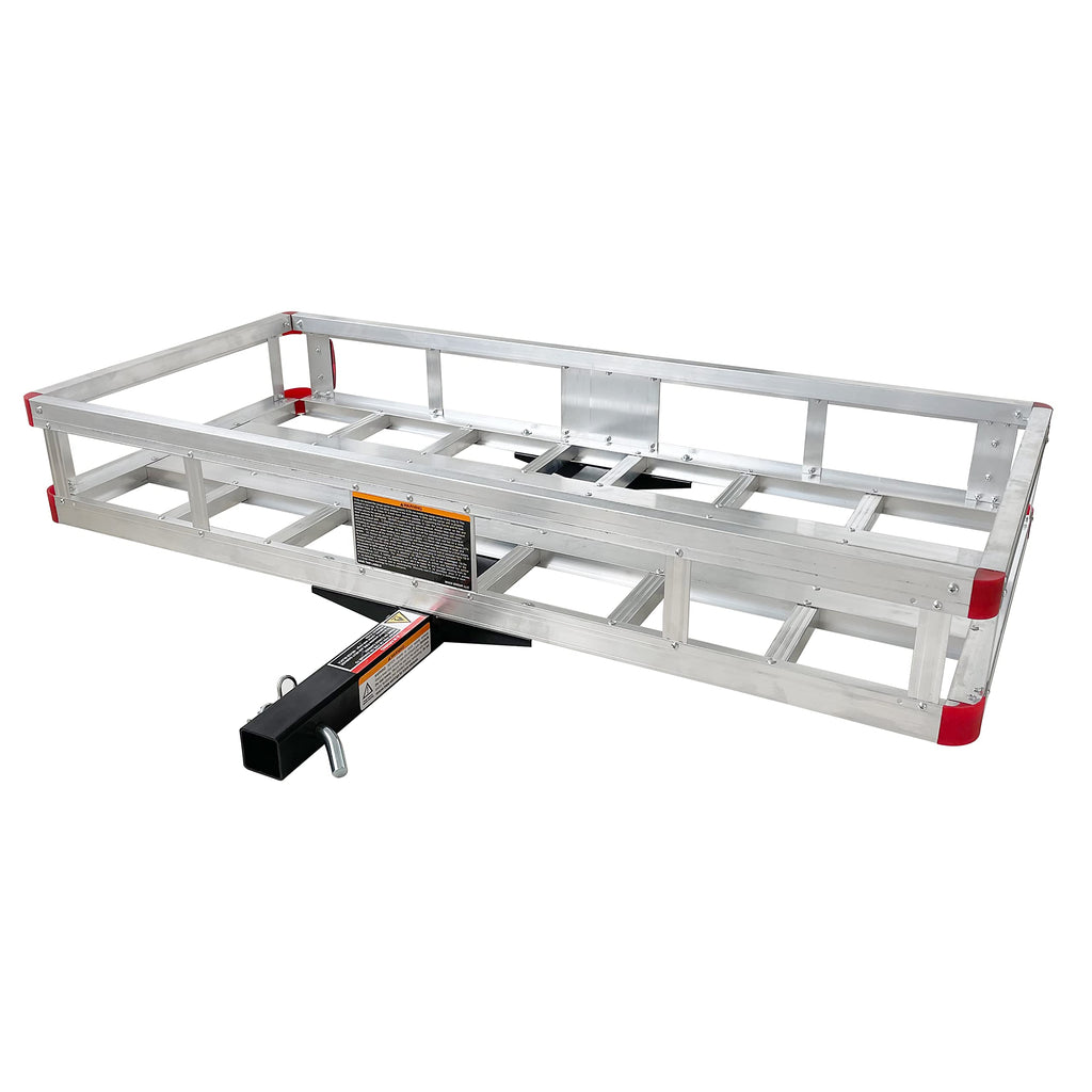 Aluminum Hitch Cargo Carrier with High Side Rails X34434