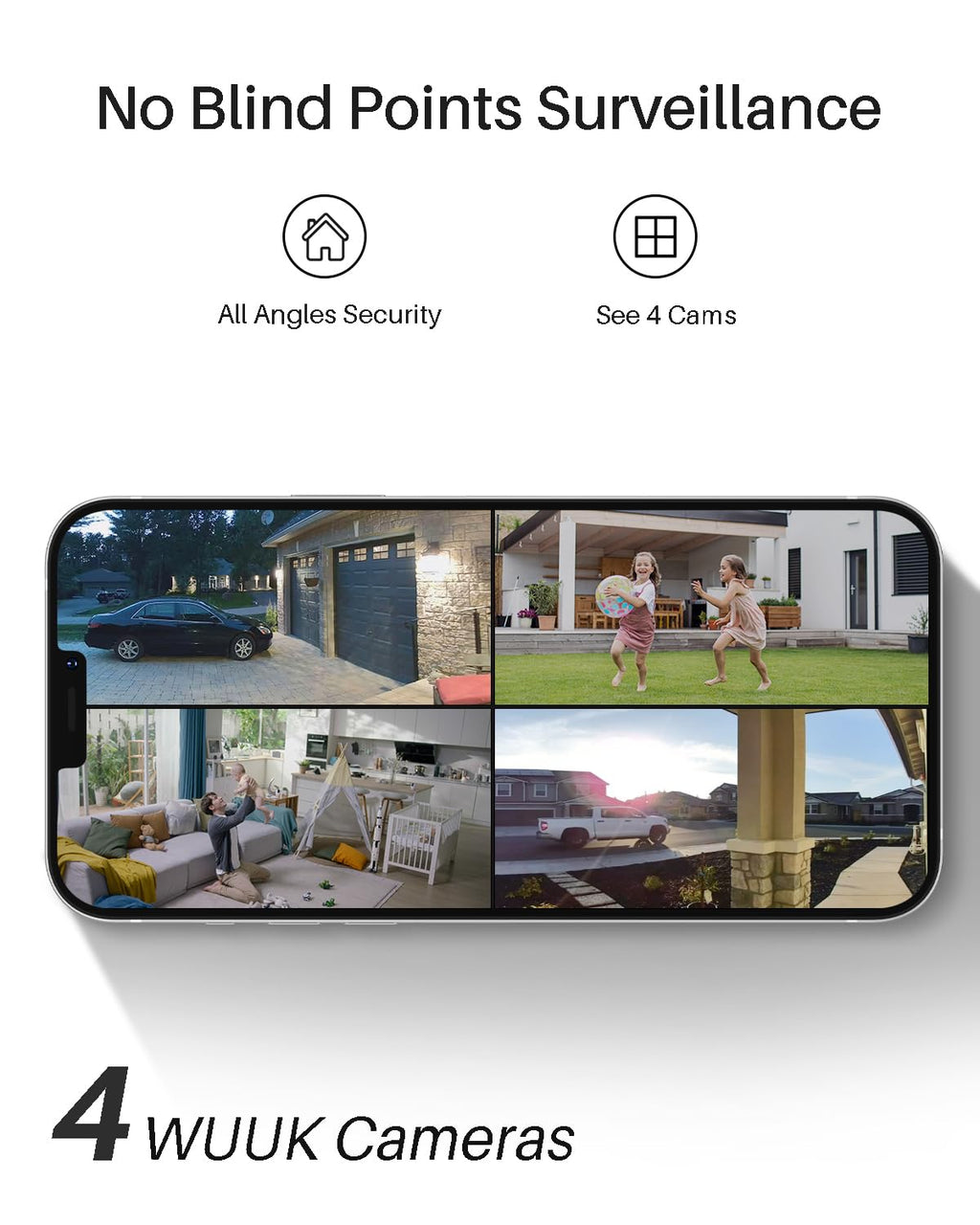 Solar Security Cameras Wireless Outdoor 2K S3223