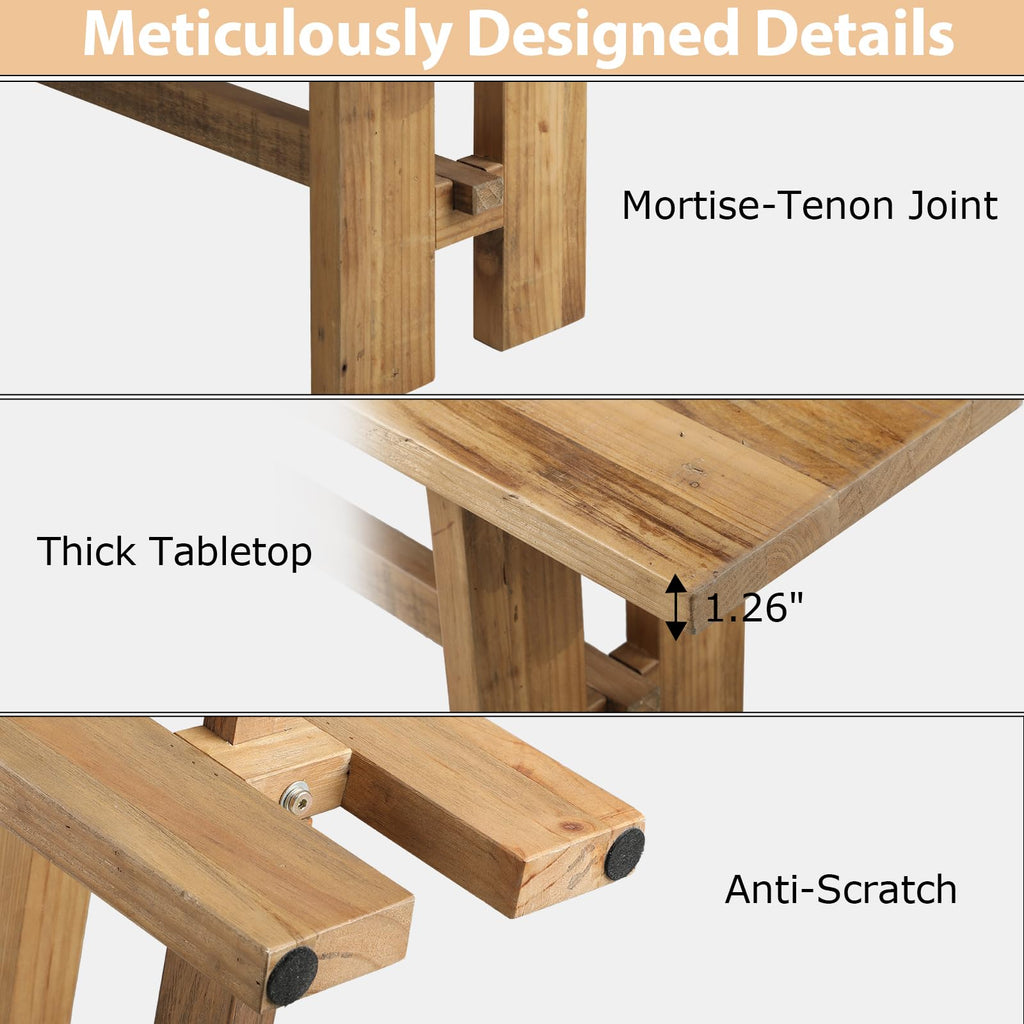 Solid Wood Bench Y501